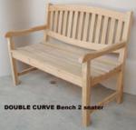 DOUBLE CURVE bench 2 seater 